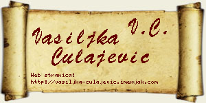Vasiljka Čulajević vizit kartica